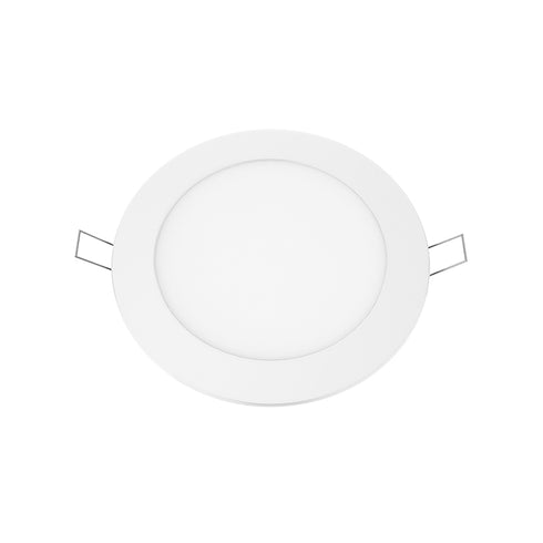 LED SLIM PANEL WHITE ROUND REC. 12W 3000K 1040Lm Φ170 230V AC Ra80 PLATO1230RW