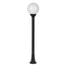 PLASTIC FLOOR GARDEN BLACK LUMINAIRE 100CM Φ200 E27 IP44 PLGM5B