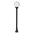PLASTIC FLOOR GARDEN BLACK LUMINAIRE 100CM Φ200 E27 IP44 PLGM5B