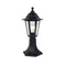 6S PLASTIC FLOOR GARDEN BLACK LUMINAIRE 41CM E27 IP44 PLGQ3B