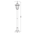 6S PLASTIC FLOOR GARDEN RUST LUMINAIRE 100CM E27 IP44 PLGQ5R
