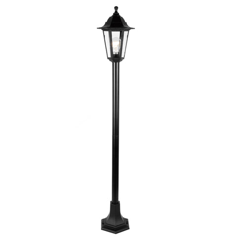 6S PLASTIC FLOOR GARDEN BLACK LUMINAIRE 100CM E27 IP44 PLGQ5B