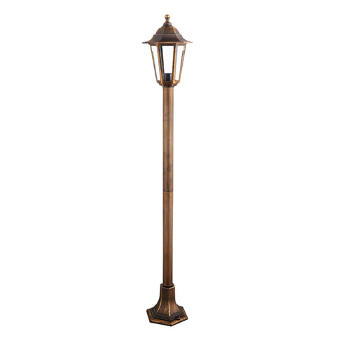 6S PLASTIC FLOOR GARDEN RUST LUMINAIRE 100CM E27 IP44 PLGQ5R