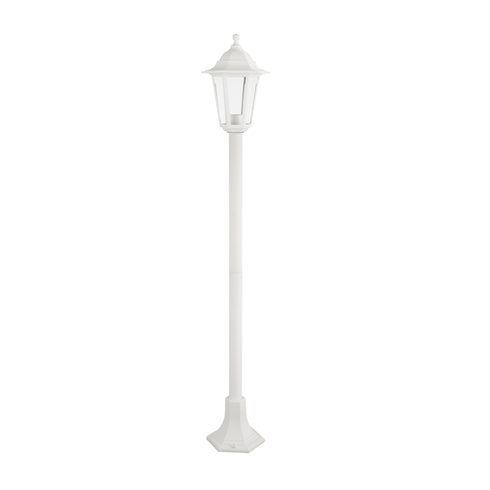 6S PLASTIC FLOOR GARDEN WHITE LUMINAIRE 100CM E27 IP44 PLGQ5W
