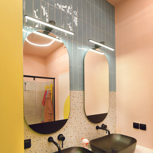 ΕΠΙΤΟΙΧΟ Φ/Σ LED 16W 4000K 1040LM ΜΑΥΡΟ ΜΕΤ/ΚΟ IP44 50Χ12Χ4CM PHOEBE PN11LEDW504BK