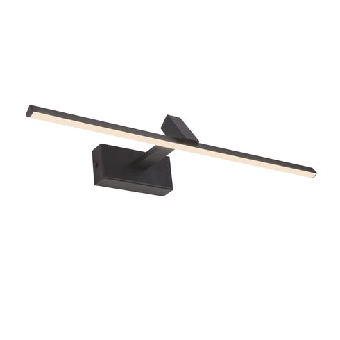 ΕΠΙΤΟΙΧΟ Φ/Σ LED 8W 3000K 520LM MIRAR ΜΑΥΡΟ ΜΕΤ/ΚΟ IP20 50X16,5X7,5CM PN13LEDW50BK