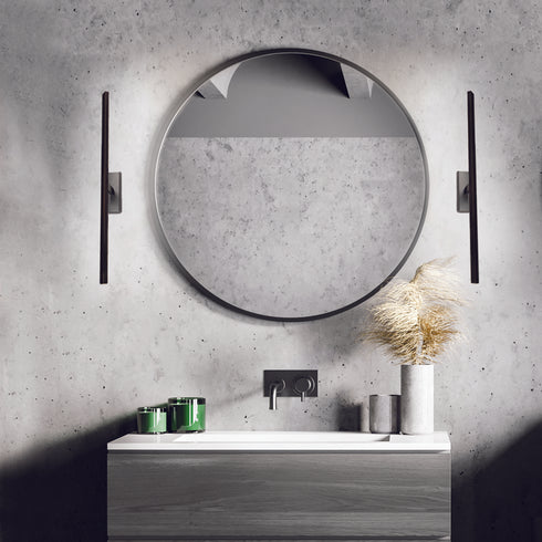 ΕΠΙΤΟΙΧΟ Φ/Σ LED 12W 3000K 780LM PALMA ΜΑΥΡΟ ΜΕΤ/ΚΟ IP44 66,5X14,5X5CM PN15LEDW67BK