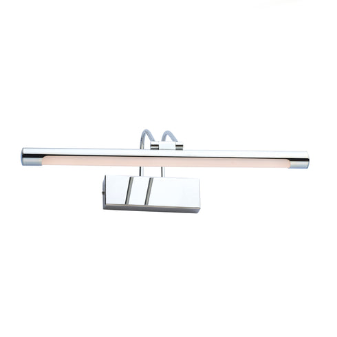 ΕΠΙΤΟΙΧΟ Φ/Σ LED 8W 3000K 520LM ΧΡΩΜΙΟ ΑΝΟΞ.ΑΤΣΑΛΙ IP44 40X12X19CM ARIA PN17LEDW40CH