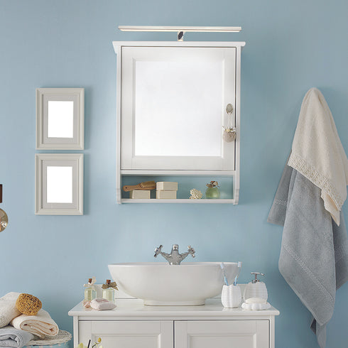 Φ/Σ ΕΠΙΠΛΟΥ LED 8W 3000K 520LM VOIR ΧΡΩΜΙΟ ΜΕΤ/ΚΟ IP44 50X4X10,5CM PN78LEDW50CH