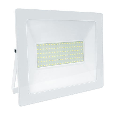 WHITE LED SMD FLOOD LUMINAIRE IP66 100W 3000K 8100Lm 230V RA80 Q10030W