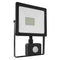 BLACK SENSOR LED SMD FLOOD LUMINAIRE IP66 30W 3000K 2400Lm 230V RA80 Q3030S