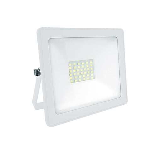 WHITE LED SMD FLOOD LUMINAIRE IP66 30W 6000K 2650Lm 230V RA80 Q3060W