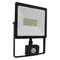 BLACK SENSOR LED SMD FLOOD LUMINAIRE IP66 50W 3000K 4000Lm 230V RA80 Q5030S