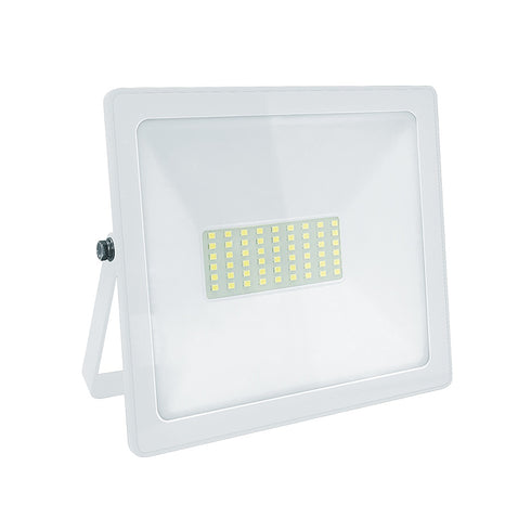 WHITE LED SMD FLOOD LUMINAIRE IP66 50W 3000K 4000Lm 230V RA80 Q5030W