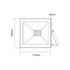 BLACK LED SMD FLOOD LUMINAIRE IP66 50W BLUE 230V Q50B