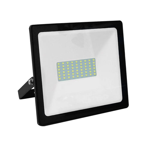 BLACK LED SMD FLOOD LUMINAIRE IP66 50W GREEN 230V Q50G