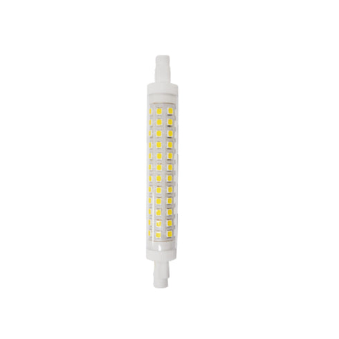 R7s SMD LED 10W 118mm 1010Lm 3.000K 360° 230V AC Ra80 30.000Hrs R7S10WWS