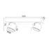 ^ WALLPAPER LED 10W COB 80 ° 3000K 800LM GRAY ALUMINUM 32X7XH10CM PLUTO