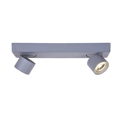 ^ WALLPAPER LED 10W COB 80 ° 3000K 800LM GRAY ALUMINUM 32X7XH10CM PLUTO