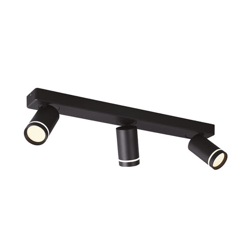 ^WALL F/S 3XGU10 DIVINO BLACK ALUMINUM IP20 54X7X13.5CM