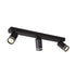 ^WALL F/S 3XGU10 DIVINO BLACK ALUMINUM IP20 54X7X13.5CM