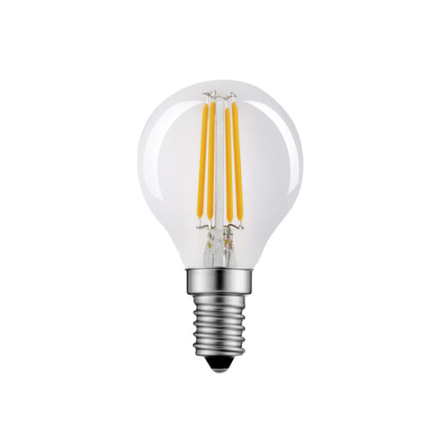 LED FILAMENT BALL E14 230V 5W 2.700K 360° 400Lm Ra80 DUOPACK RETRO5WWP