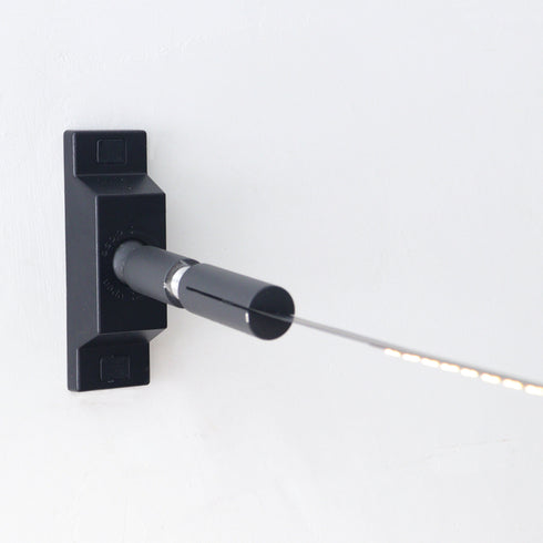 ROOFPATH SET OF 2PCS BLACK BASE HOLDER WITH 45° ADJUSTABLE ROD ROPAB