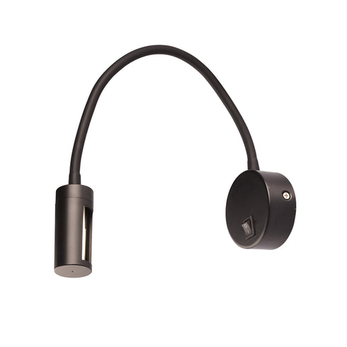 ΕΠΙΤΟΙΧΟ Φ/Σ LED 3W ΜΑΥΡΟ 3200K 210LM 8X4X44CM PIPER SF126LEDSB