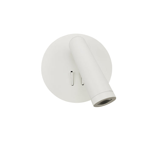 ΕΠΙΤΟΙΧΟ Φ/Σ LED 3+4W 3000K 280LM ΛΕΥΚΟ ΜΕΤΑΛΛΙΚΟ D13,5X7CM ZEUS SF1801LEDW