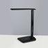 DESK TABLE LED 5W BLACK CCT 320LM + TOUCH SWITCH + WIRELESS / USB CHARGER FUTUR2