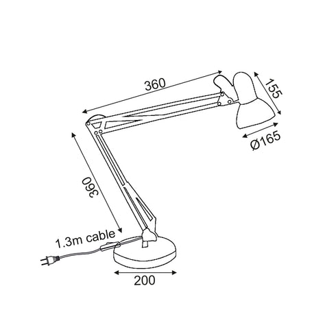 ΠΟΡΤΑΤΙΦ ΜΑΥΡΟ E27 1X60W H85CM PENNA SF606B