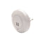LED NIGHT LAMP 1W 4000K WITH 2 USB PORTS, ON/OFF K AUTO MODE SWITCH, WHITE PLASTIC 230V IP20