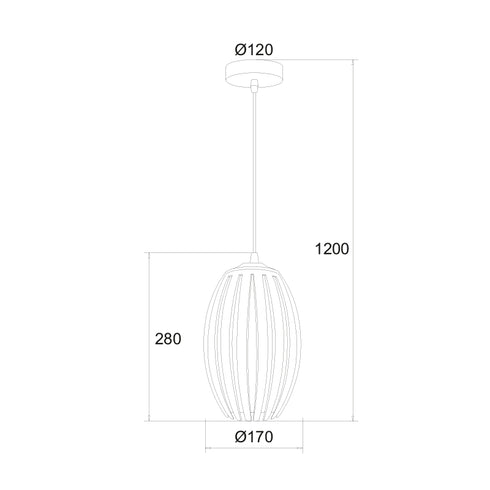 ΚΡΕΜΑΣΤΟ ΑΚΡΥΛΙΚΟ ΔΙΑΦΑΝΟ 1Χ40W Ε27 17x H28cm HOMO SF810