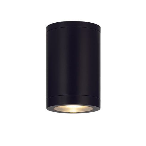 GU10 ROUND CEILING LUMINAIRE 230V AC MATT BLACK IP65 GU10 MAX.7W SL7033B