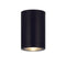 GU10 ROUND CEILING LUMINAIRE 230V AC MATT BLACK IP65 GU10 MAX.7W SL7033B