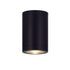 GU10 ROUND CEILING LUMINAIRE 230V AC MATT BLACK IP65 GU10 MAX.7W SL7033B