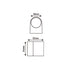 GU10 WALL LUMINAIRE PLASTIC 230V AC WHITE IP65 MAX 3W LED SL8210GU10W