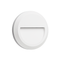 LED WALL ROUND LUMINAIRE WHITE 230V AC IP65 2W 3000K 100LM RA80 SLIM02NW