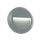 LED WALL ROUND LUMINAIRE GREY 230V AC IP65 2W 3000K 100LM RA80 SLIM02N