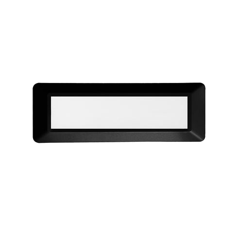 LED WALL RECTANGLE LUMINAIRE BLACK 230V AC IP65 4W 3000K 290LM RA80 SLIM31NB