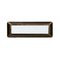 LED WALL RECTANGLE LUMINAIRE RUST 230V AC IP65 4W 3000K 290LM RA80 SLIM31NR