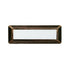 LED WALL RECTANGLE LUMINAIRE RUST 230V AC IP65 4W 3000K 290LM RA80 SLIM31NR