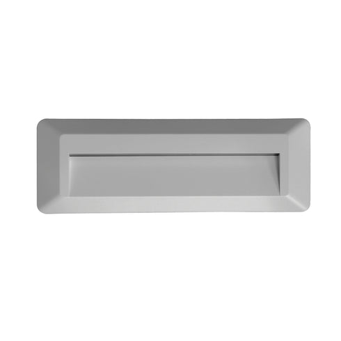 LED WALL RECTANGLE LUMINAIRE GREY 230V AC IP65 2W 3000K 100LM RA80 SLIM32N