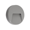 LED WALL ROUND LUMINAIRE GREY 230V AC IP65 3W 3000K 200LM RA80 SLIM41