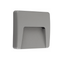 LED WALL SQUARE LUMINAIRE GREY 230V AC IP65 3W 3000K 200LM RA80 SLIM42