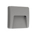 LED WALL SQUARE LUMINAIRE GREY 230V AC IP65 3W 3000K 200LM RA80 SLIM42
