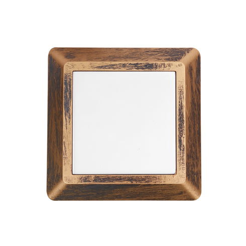 LED WALL SQUARE LUMINAIRE RUST 230V AC IP65 4W 3000K 270LM RA80 SLIM51NR