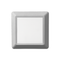 LED WALL SQUARE LUMINAIRE GREY 230V AC IP65 4W 3000K 270LM RA80 SLIM51N