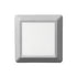 LED WALL SQUARE LUMINAIRE GREY 230V AC IP65 4W 3000K 270LM RA80 SLIM51N