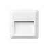 LED WALL SQUARE LUMINAIRE WHITE 230V AC IP65 2W 3000K 100LM RA80 SLIM52NW